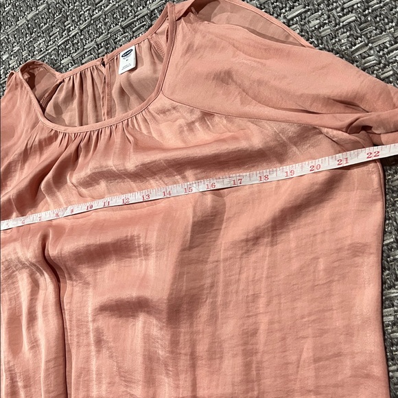 Old Navy | Lightweight Quarter Sleeve Peach Dress - Picture 10 of 16
